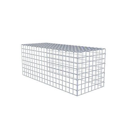 Fourche rapportée type 4 100 cm x 40 cm x 40 cm (L x H x P), mailles 5 cm x 5 cm, anneau C