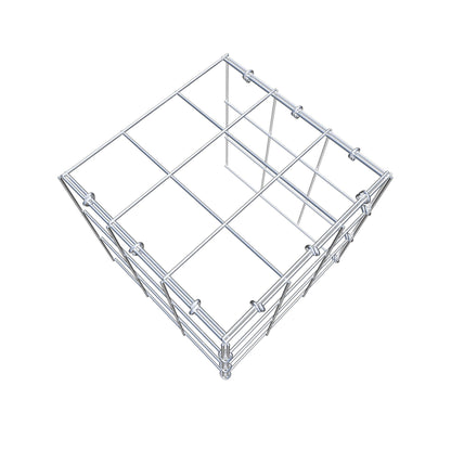 Gabbione aggiuntivo tipo 4 30 cm x 30 cm x 30 cm (L x H x P), maglia 10 cm x 10 cm, anello a C