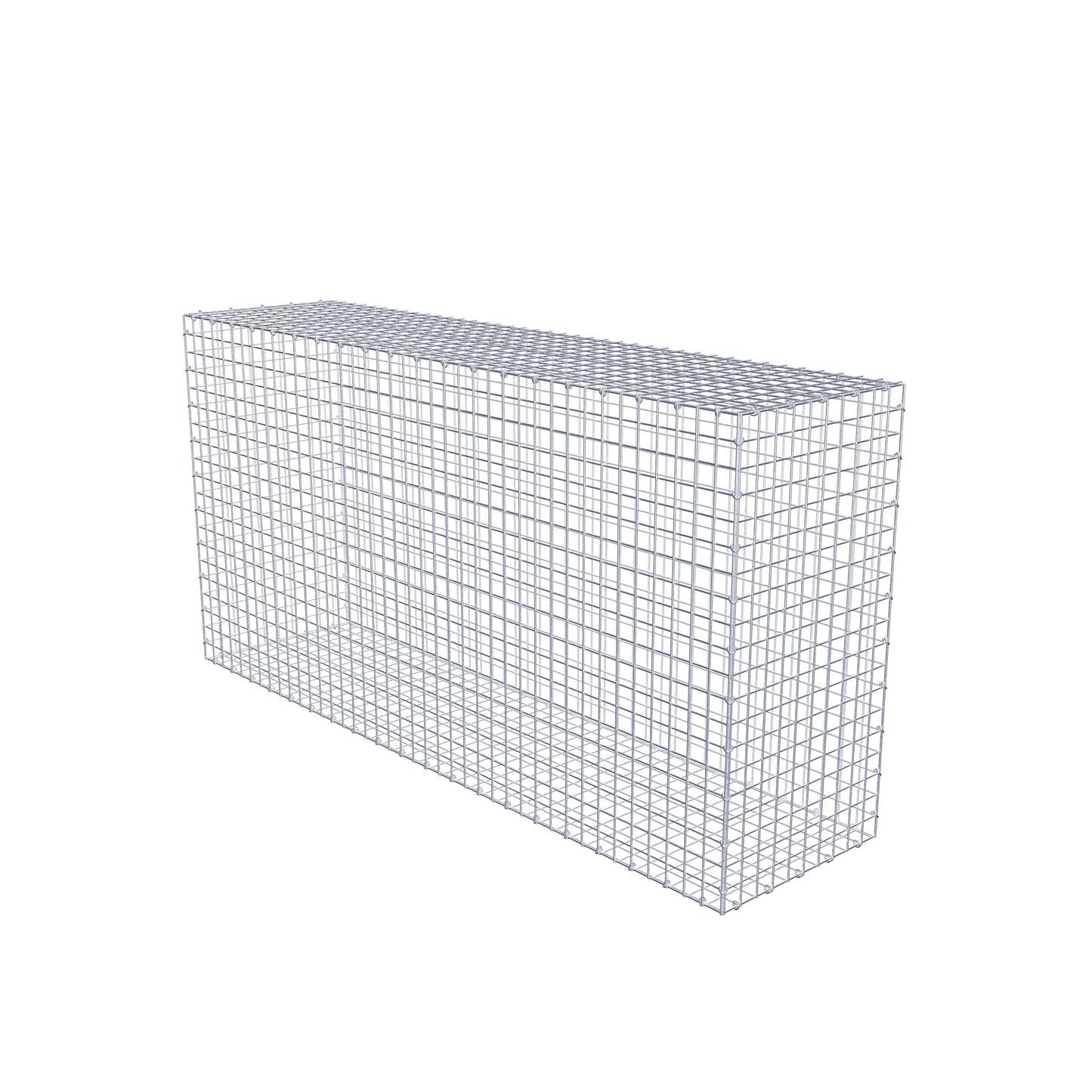 Gavión 200 cm x 100 cm x 50 cm (L x A x P), malla 5 cm x 5 cm, anillo en C