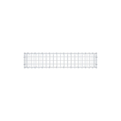 Gabione 100 cm x 20 cm x 20 cm (L x H x T), Maschenweite 5 cm x 10 cm, C-Ring