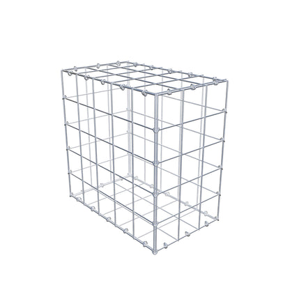 Gabion 50 cm x 50 cm x 30 cm (L x H x D), maskestørrelse 10 cm x 10 cm, C-ring