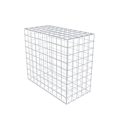 Gabbione 100 cm x 90 cm x 50 cm (L x H x P), maglia 10 x 10 cm, anello a spirale