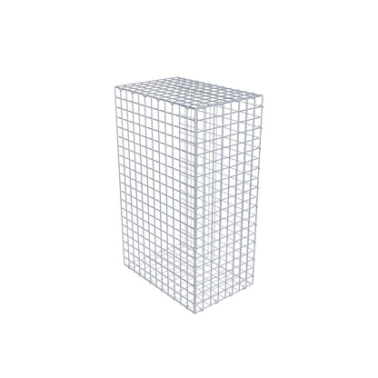 Gabbione aggiuntivo di tipo 2 100 cm x 60 cm x 40 cm (L x H x P), maglia 5 cm x 5 cm, anello a C