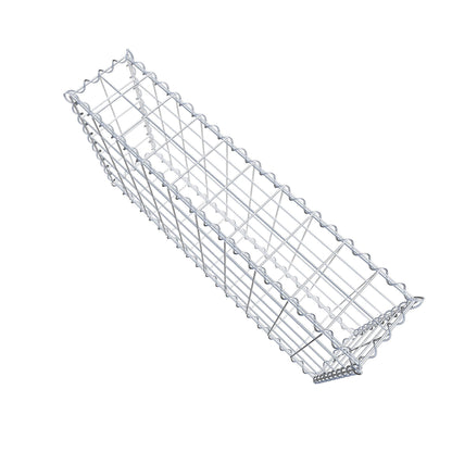 Gabion 100 cm x 50 cm x 20 cm (L x H x P), mailles 10 cm x 10 cm, spirale