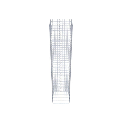 Schanskorfkolom hoekig 42 cm x 42 cm, 200 cm hoog, MW 5 cm x 5 cm