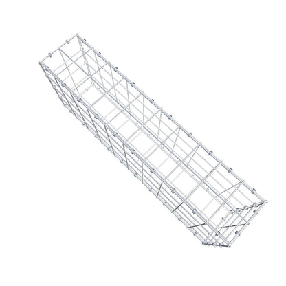 Gabion 100 cm x 40 cm x 20 cm (L x H x P), mailles 10 x 10 cm, anneau en spirale