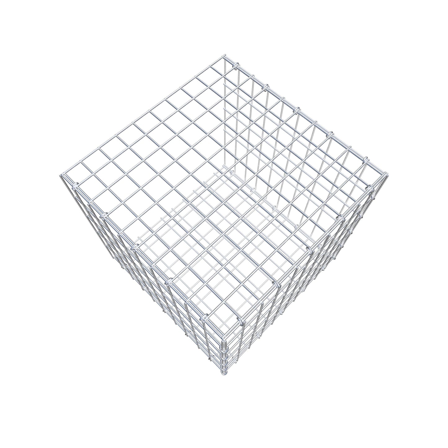 Fourche rapportée type 2 50 cm x 50 cm x 50 cm, mailles 5 cm x 10 cm, anneau en C