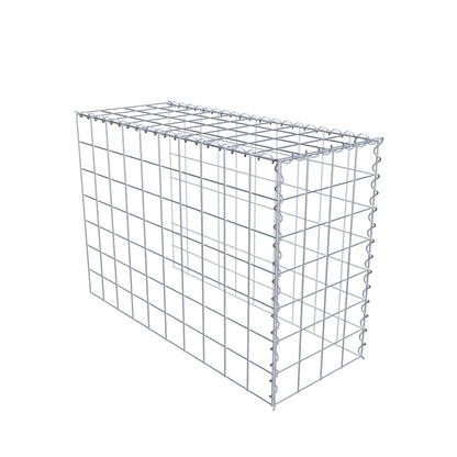 Gabion rapporté type 4 100 cm x 70 cm x 40 cm (L x H x P), mailles 10 cm x 10 cm, spirale
