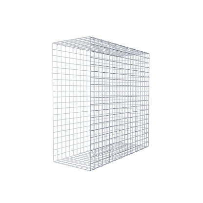Fästbar gabion typ 2 100 cm x 100 cm x 40 cm (L x H x D), maskstorlek 5 cm x 5 cm, C-ring