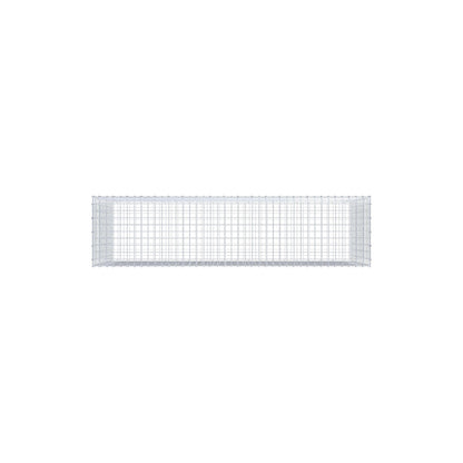 Gavión 200 cm x 100 cm x 50 cm (L x A x P), malla 5 cm x 5 cm, anillo en C