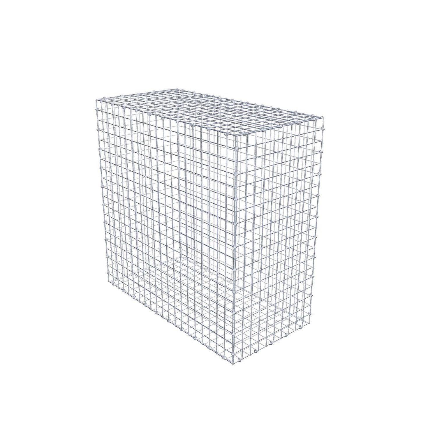 Gabion 100 cm x 100 cm x 50 cm (L x H x P), mailles 5 x 5 cm, anneau en spirale