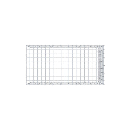 Monteret gabion type 4 100 cm x 50 cm x 50 cm (L x H x D), maskestørrelse 5 cm x 10 cm, C-ring