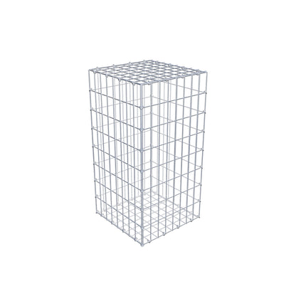 Gabion 80 cm x 40 cm x 40 cm (L x H x D), maskestørrelse 5 cm x 10 cm, C-ring