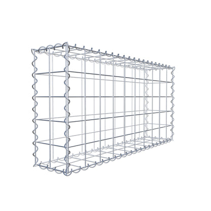 Gabion 100 cm x 50 cm x 20 cm (L x H x P), mailles 10 cm x 10 cm, spirale