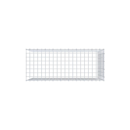 Gabbione fissabile tipo 4 100 cm x 60 cm x 40 cm (L x H x P), maglia 5 cm x 5 cm, anello a C