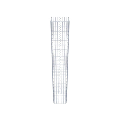 Schanskorf kolom hoekig 37 cm x 37 cm, 230 cm hoog, MW 5 cm x 10 cm