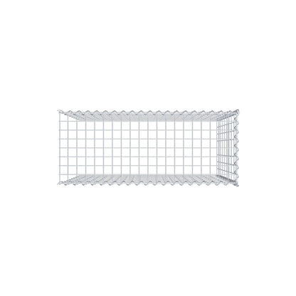 Anbaugabione Typ 4 100 cm x 90 cm x 40 cm (L x H x T), Maschenweite 5 cm x 10 cm, Spirale
