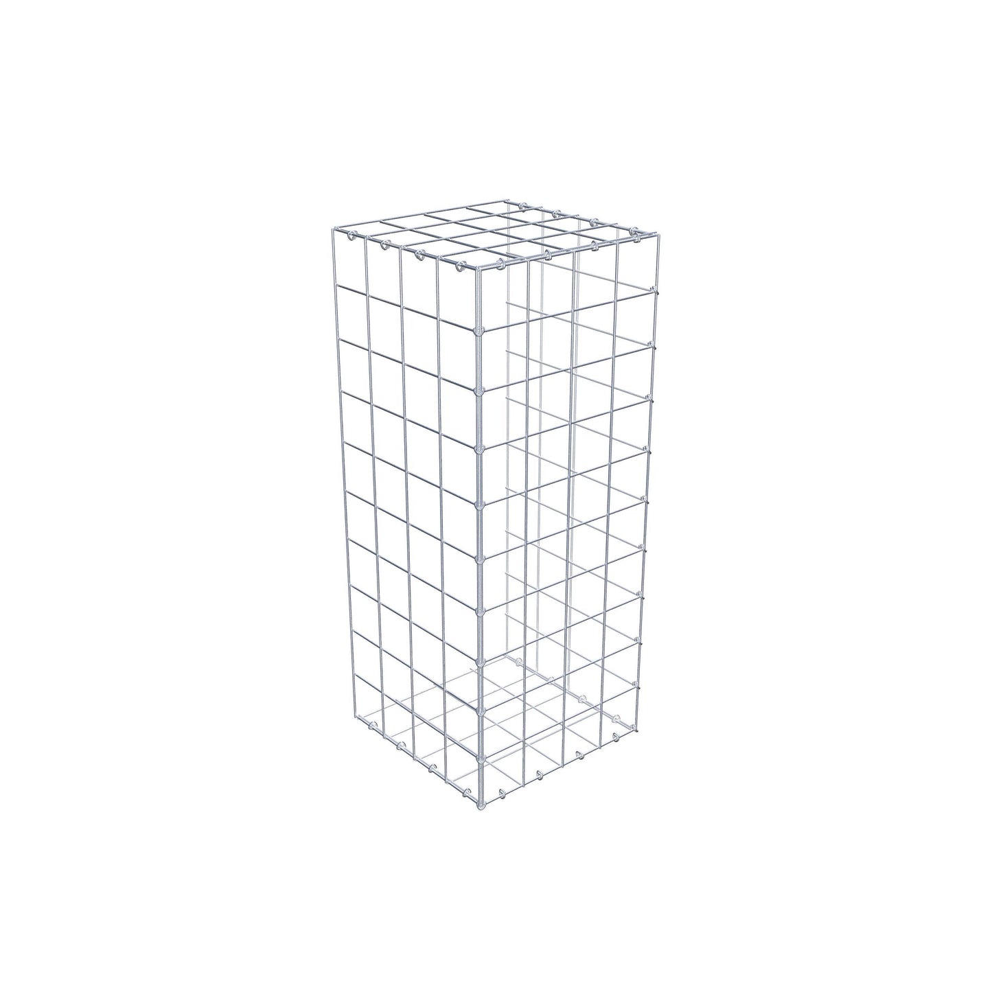 Pila adicional tipo 2 100 cm x 40 cm x 40 cm (L x A x P), malla 10 cm x 10 cm, anillo en C