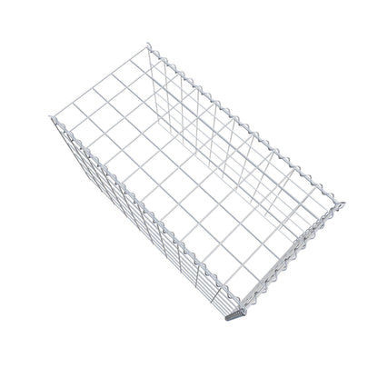 Gabion rapporté type 4 100 cm x 60 cm x 50 cm (L x H x P), mailles 10 cm x 10 cm, spirale