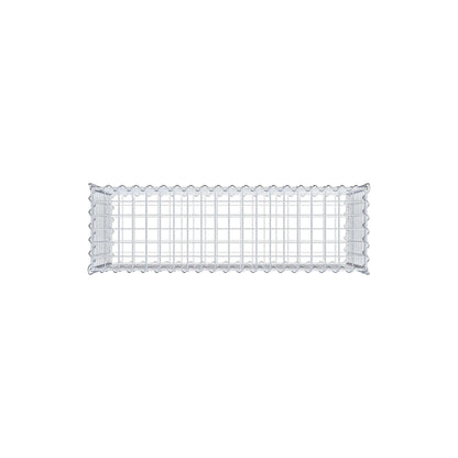 Gabion 100 cm x 50 cm x 30 cm (L x H x D), mesh size 5 cm x 5 cm, spiral