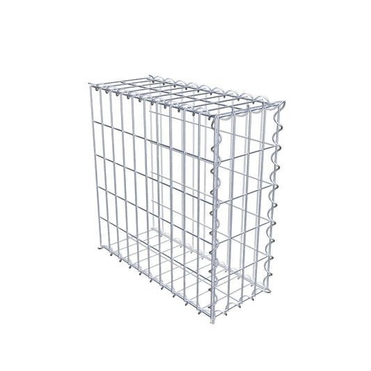 Gabbione aggiuntivo tipo 2 50 cm x 50 cm x 20 cm (L x H x P), dimensione maglia 5 cm x 10 cm, a spirale