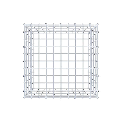 Fourche rapportée type 3 50 cm x 50 cm x 50 cm (L x H x P), mailles 5 cm x 10 cm, anneau en C