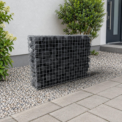 Gabion 100 cm x 70 cm x 20 cm (L x H x D), maskestørrelse 5 cm x 5 cm, spiral