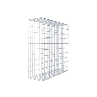 Mounted gabion type 2 100 cm x 90 cm x 30 cm, mesh size 5 cm x 10 cm, C-ring