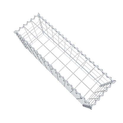 Extra gabion typ 3 100 cm x 40 cm x 30 cm (L x H x D), maskstorlek 10 cm x 10 cm, spiral