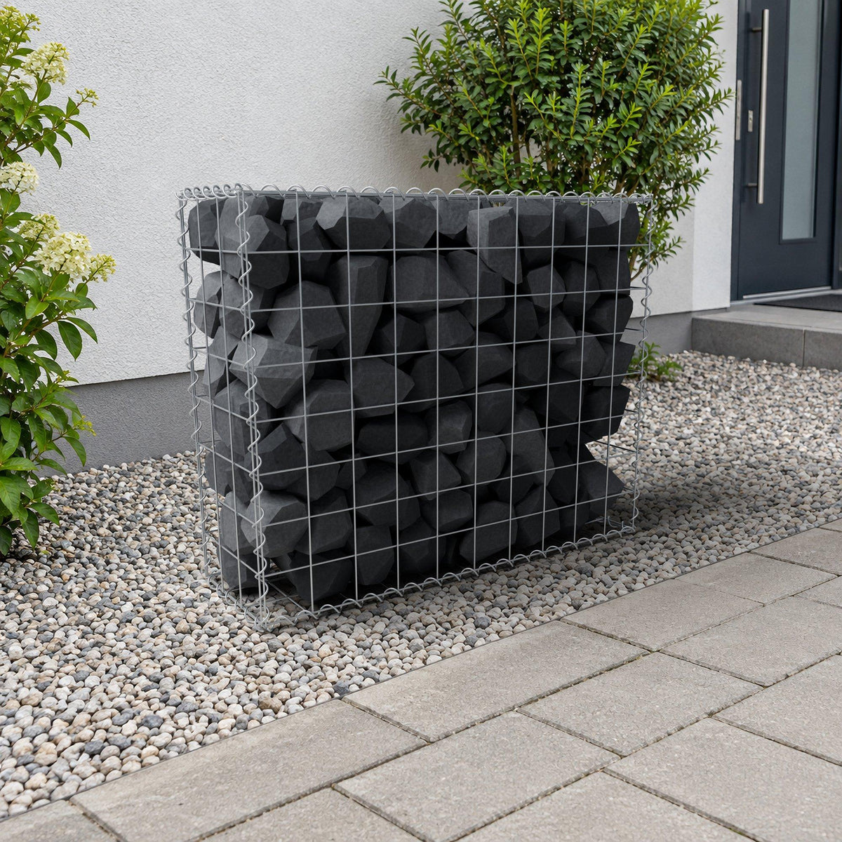 Gabion 100 cm x 80 cm x 30 cm (L x H x P), mailles 10 cm x 10 cm, spirale