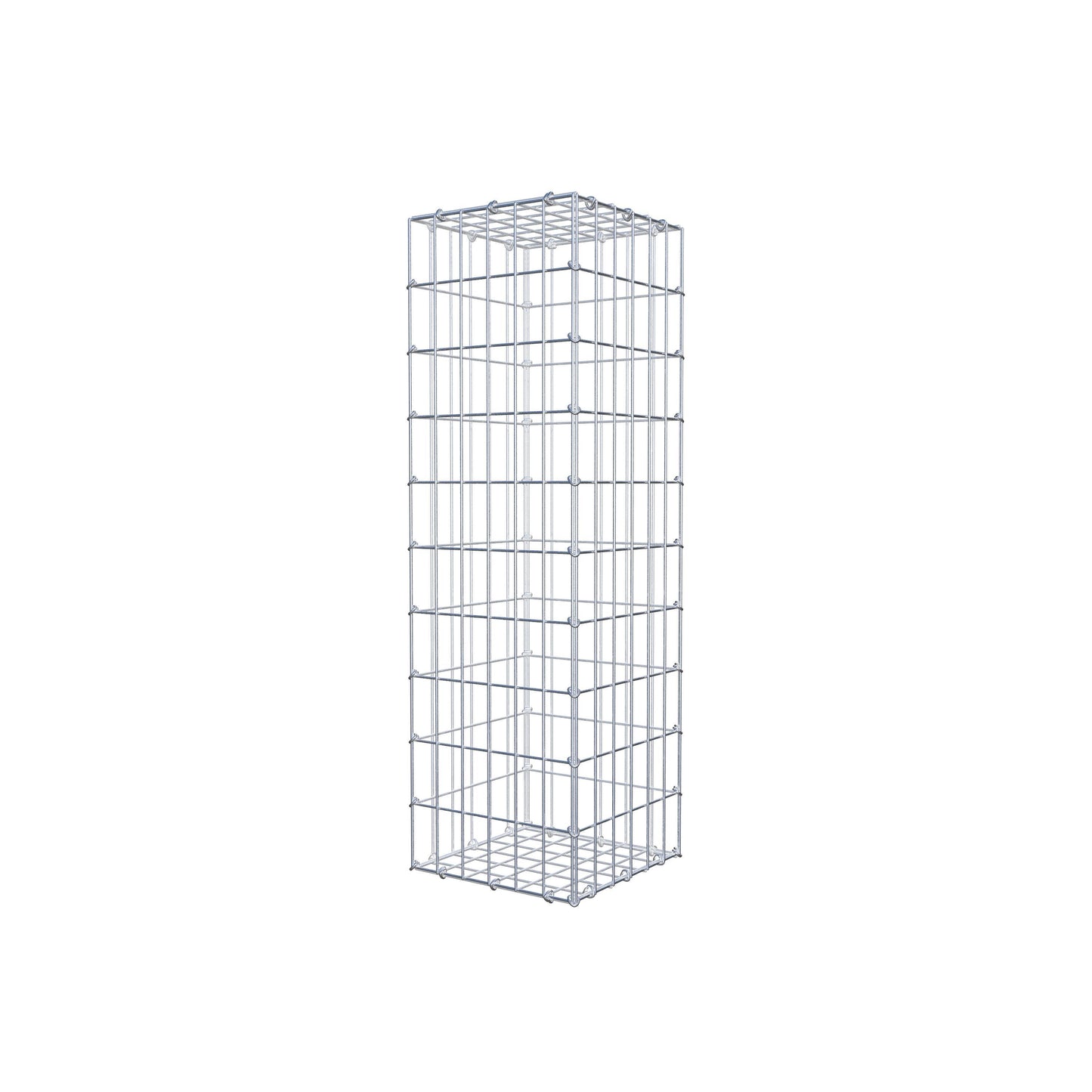 Gabion 100 cm x 30 cm x 30 cm (L x H x D), maskstorlek 5 cm x 10 cm, C-ring