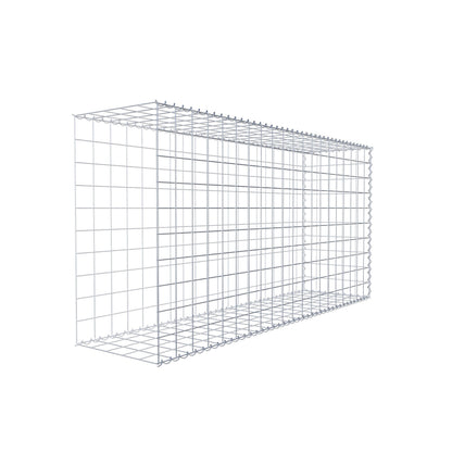 Anbaugabione Typ 2 200 cm x 100 cm x 50 cm (L x H x T), Maschenweite 10 cm x 10 cm, Spirale
