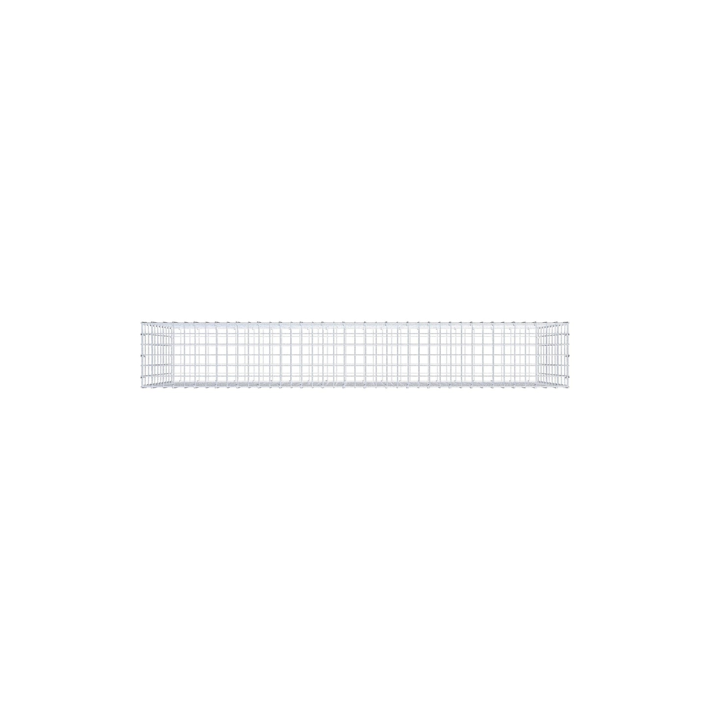 Gabion 200 cm x 100 cm x 30 cm (L x H x D), maskestørrelse 5 cm x 10 cm, C-ring