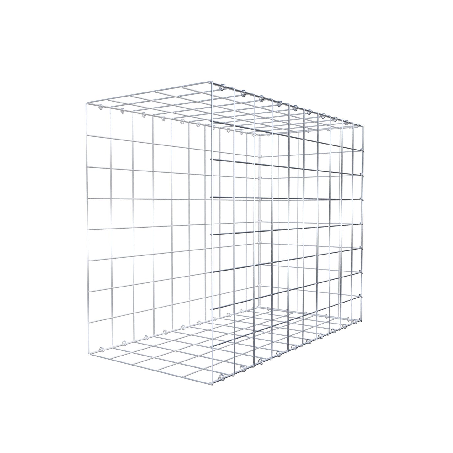 Fourche rapportée type 2 100 cm x 80 cm x 50 cm (L x H x P), mailles 10 cm x 10 cm, anneau en C