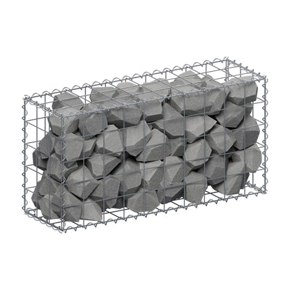 Gabion 100 cm x 50 cm x 30 cm (L x H x P), mailles 10 cm x 10 cm, spirale