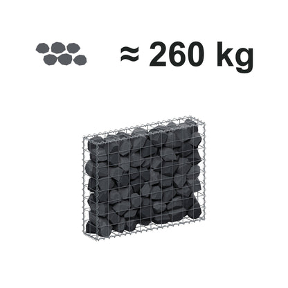 Gabião 100 cm x 80 cm x 20 cm (C x A x P), malhagem 10 cm x 10 cm, espiral