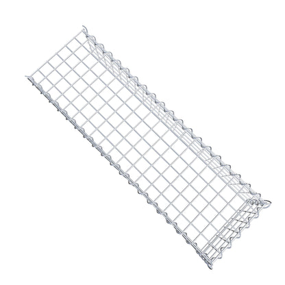Gabion rapporté type 4 100 cm x 20 cm x 30 cm (L x H x P), mailles 5 cm x 5 cm, spirale