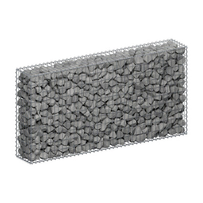 Gabion 200 cm x 100 cm x 30 cm (L x H x D), mesh size 5 cm x 10 cm, spiral