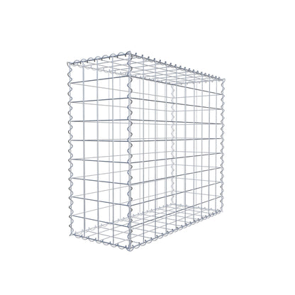 Gabbione 100 cm x 90 cm x 40 cm (L x H x P), maglia 10 cm x 10 cm, spirale