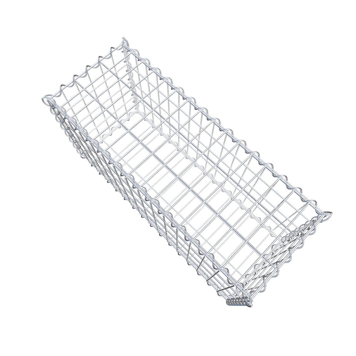 Gabion 80 cm x 40 cm x 30 cm (L x H x P), mailles 5 cm x 10 cm, spirale