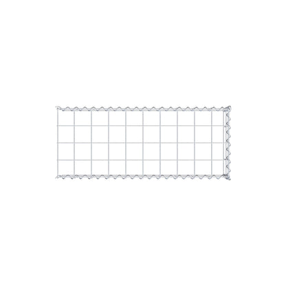 Gabion rapporté type 4 100 cm x 20 cm x 40 cm (L x H x P), mailles 10 cm x 10 cm, spirale