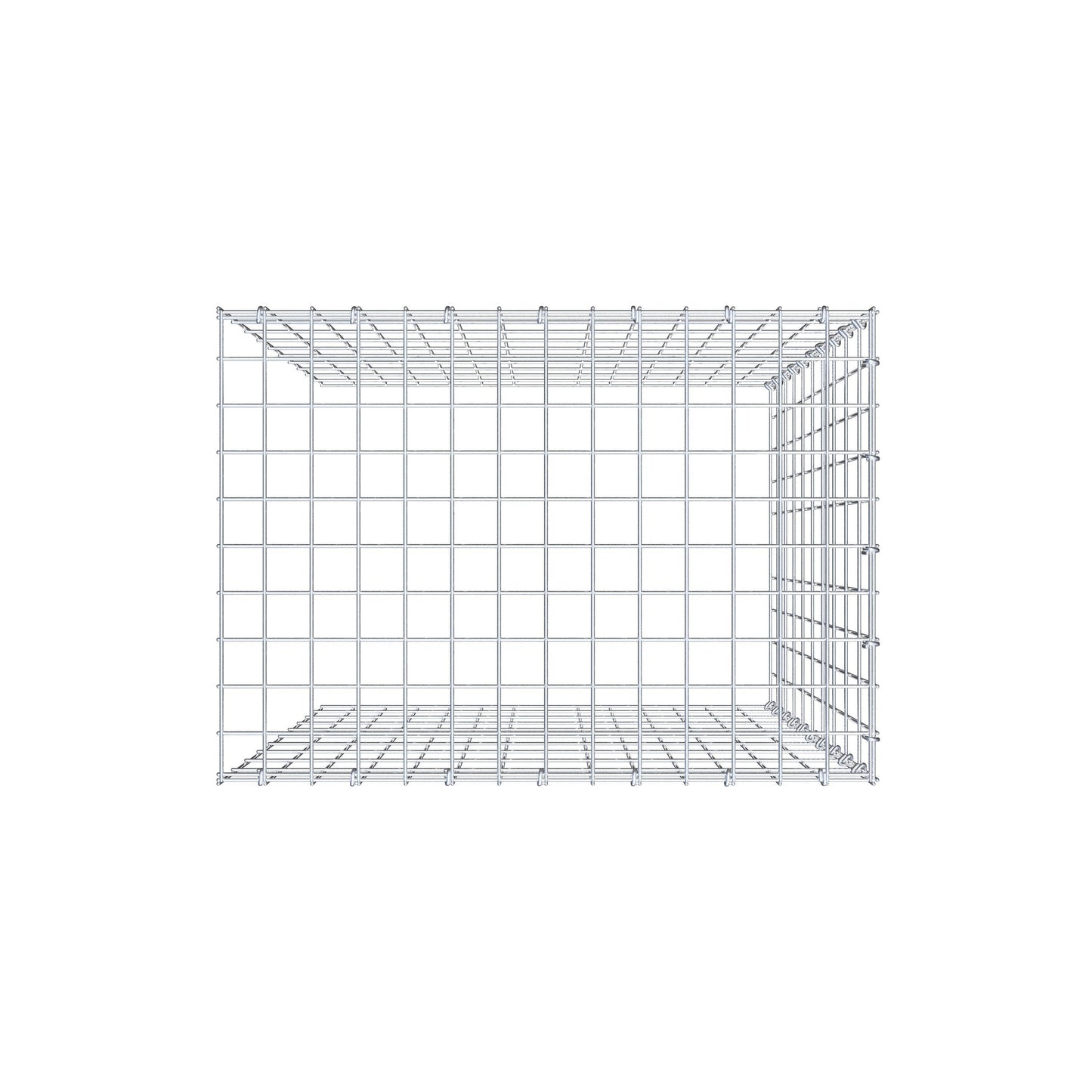 Pile aggiuntivo tipo 4 100 cm x 70 cm x 50 cm (L x H x P), maglia 5 cm x 10 cm, anello a C