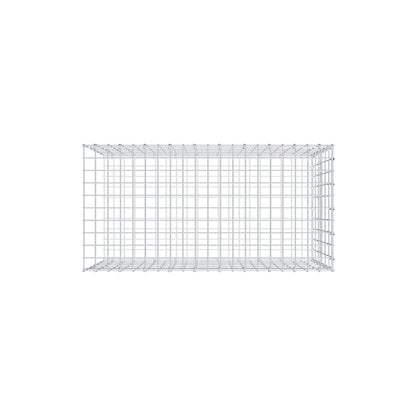Monteret gabion type 2 100 cm x 60 cm x 50 cm, maskestørrelse 5 cm x 10 cm, C-ring