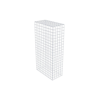 Gabião 200 cm x 100 cm x 50 cm (C x A x P), malhagem 10 cm x 10 cm, anel C