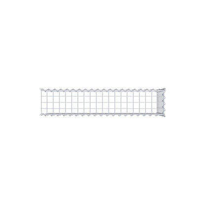 Gabion rapporté type 4 100 cm x 40 cm x 20 cm (L x H x P), mailles 5 cm x 5 cm, spirale