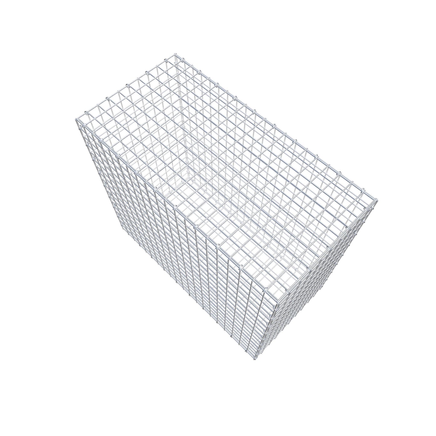 Gabião 100 cm x 90 cm x 50 cm (C x A x P), malhagem 5 cm x 5 cm, anel C