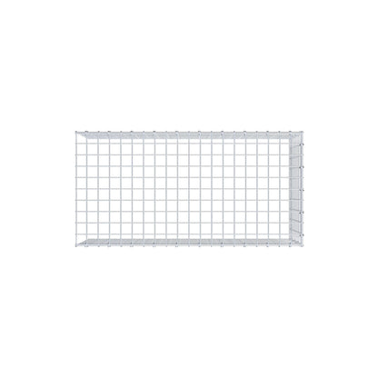 Monteret gabion type 4 100 cm x 40 cm x 50 cm (L x H x D), maskestørrelse 5 cm x 5 cm, C-ring