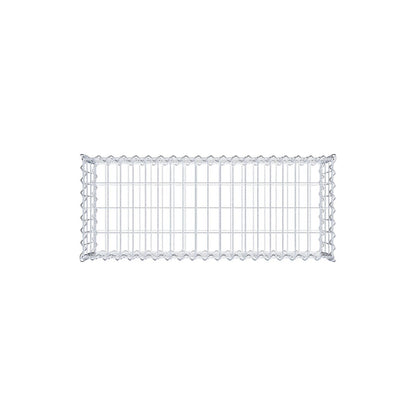 Gabion 100 cm x 30 cm x 40 cm (L x H x D), maskstorlek 5 cm x 10 cm, spiral