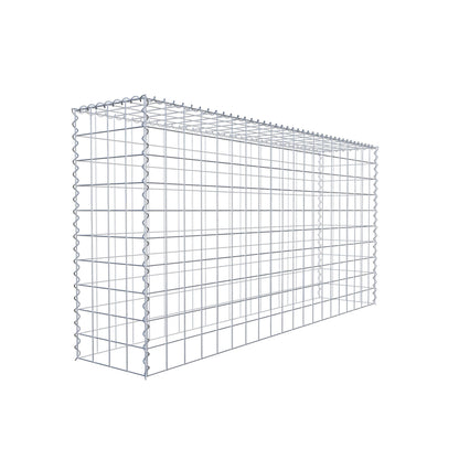 Gabião tipo 3 200 cm x 100 cm x 40 cm (C x A x P), malhagem 10 cm x 10 cm, espiral