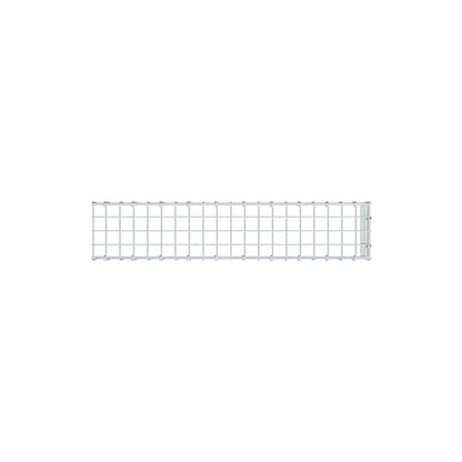 Gabião Tipo 4 100 cm x 20 cm x 20 cm (C x A x P), malhagem 5 cm x 5 cm, anel C